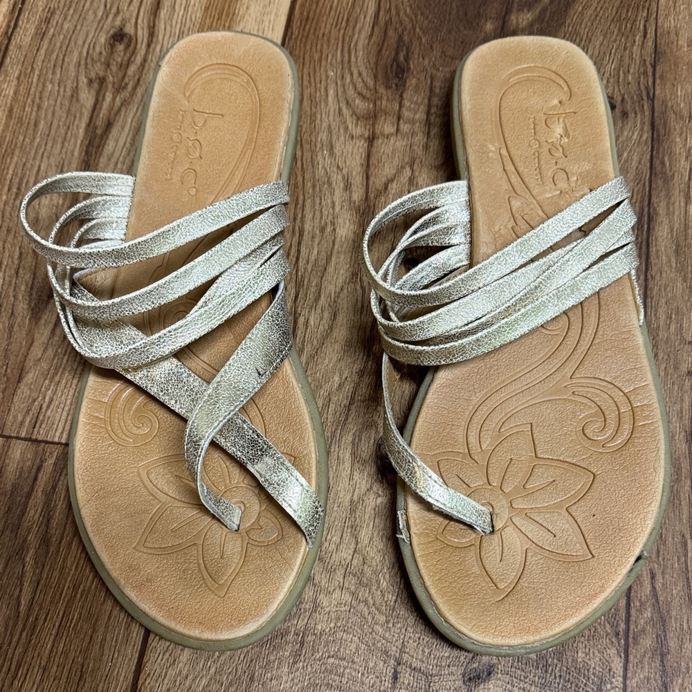 b.o.c. Silver Strappy Sandals